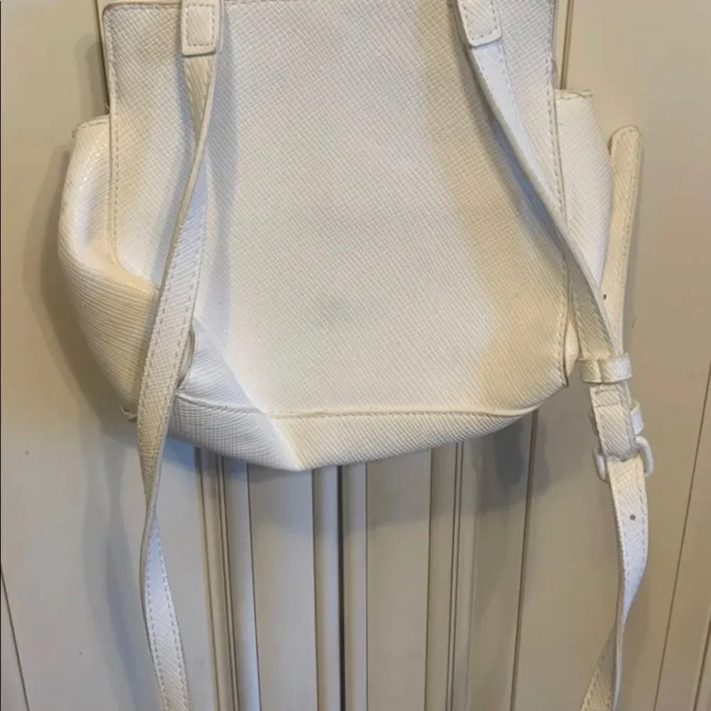 TARGET For A New Day Small White Buckle Purse With Strap